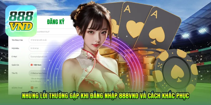Những lỗi thường gặp khi đăng nhập 888VND và cách khắc phục