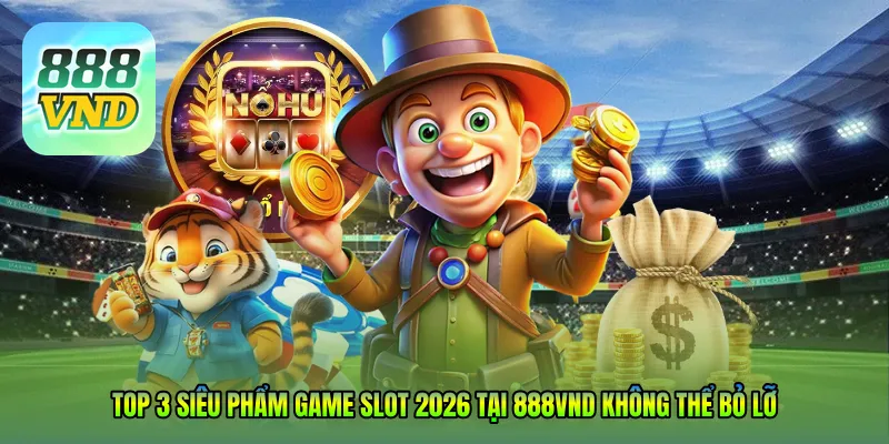 Top 3 siêu phẩm Game slot 2026 tại 888VND không thể bỏ lỡ
